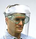 OBERON Chemical- and Abrasion-Resistant Face Shields