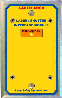 laser and shutter interlock relay