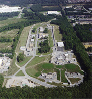 Aerial of JLab Accelerator Site