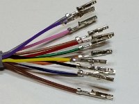 5 LV cable pins crimped