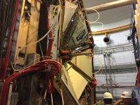 calorimeter installed in Hall B 2017-07-10