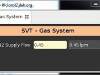 EPICS SVT gas monitor screen