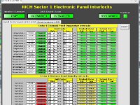 RICH EP hw interlocks EPICS screen - interlock controls