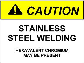 Caution Stainless Steel Welding 2