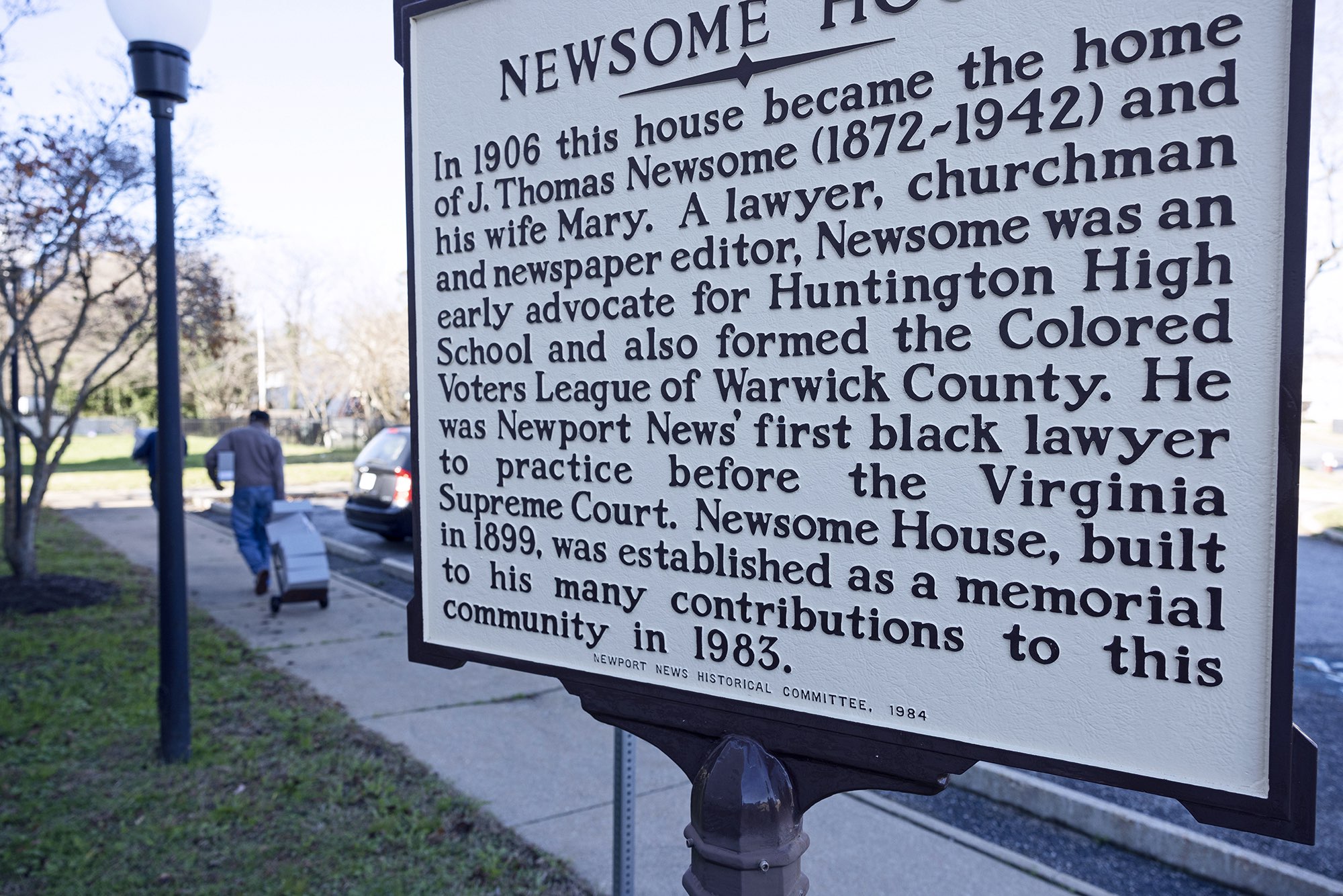 Newsome House Museum & Cultural Center Museum historical marker