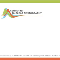 Blank letter with center for nuclear femtography logo at top