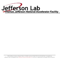 Paper with Jefferson Lab logo at top