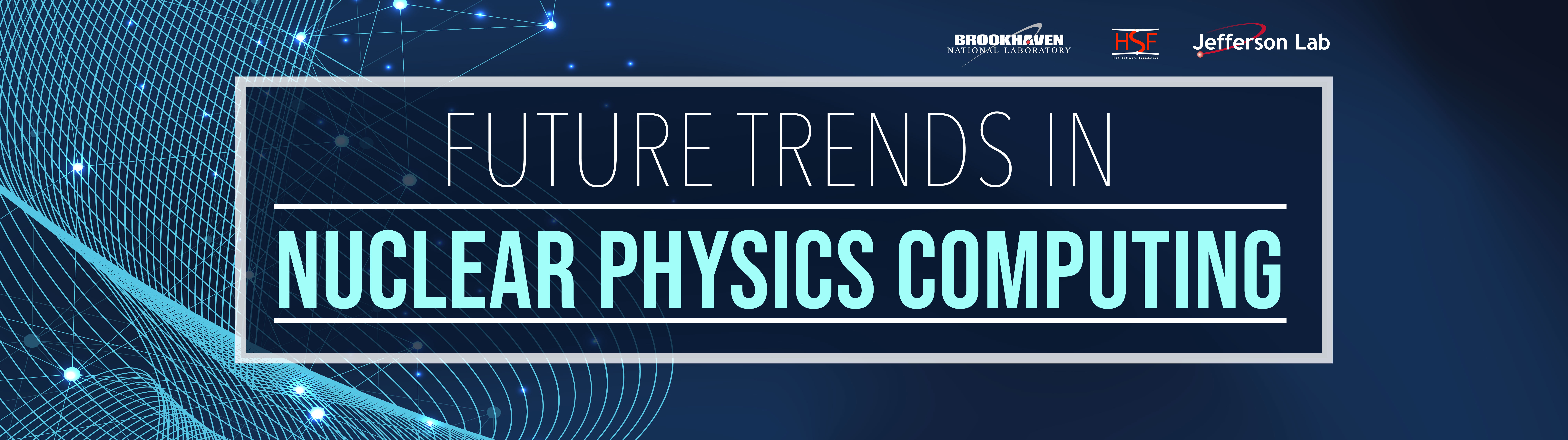 Web Banner for Future Trends in Nuclear Physics Computing