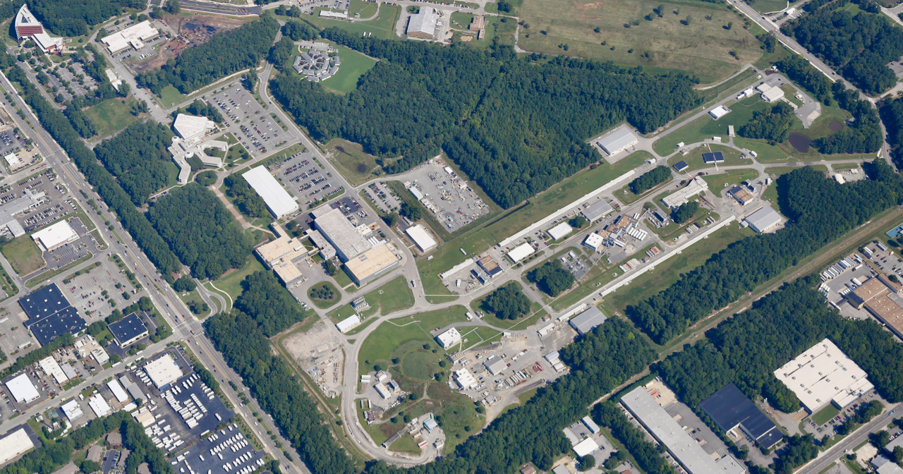 Aerial of Jefferson Lab site