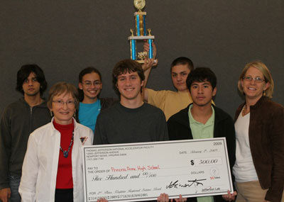 High School Science Bowl 2nd Place