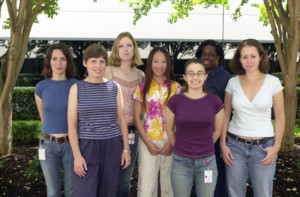 Some of the women working on experiment E00-116
