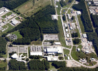Aerial photo of Jefferson Lab site