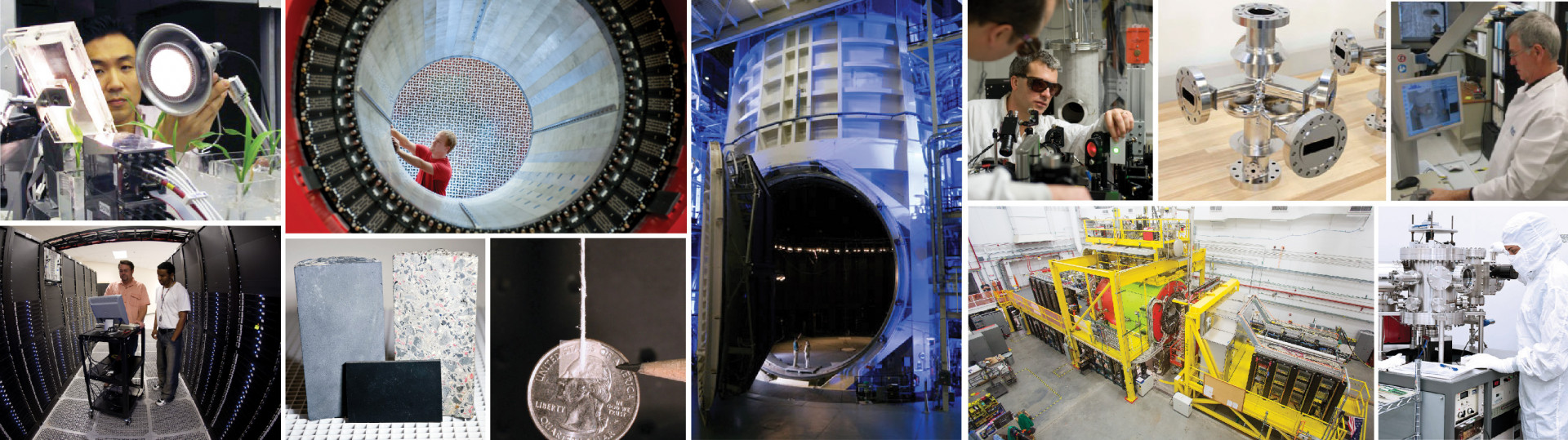 Collage of Jefferson Lab technologies