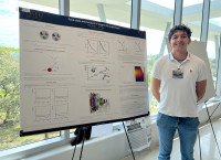 Diego Padilla Monroy presents his M/FURA research as a poster at a recent meeting