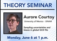 Announcement of the theory seminar by Aurore Courtoy