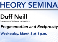 The announcement for Duff Neill's theory seminar