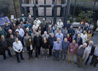 A photo of members of the CLAS Collaboration