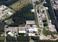 Aerial photo of Jefferson Lab site