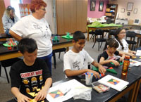 K-12 students participate in a JLab Science Education activity