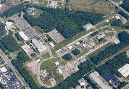 aerial of lab campus