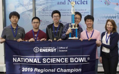 2019 Va. Regional HS Science Bowl winners