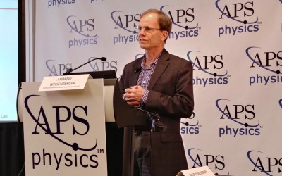 APS April Meeting News Conference featuring Drew Weisenberger