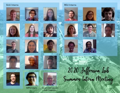 poster of summer undergraduate interns and lab director