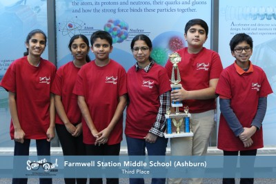 Farmwell Station Middle School - 3rd Place