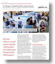 STEM Opportunities one sheet image