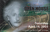 JLab 2005 Open House Poster